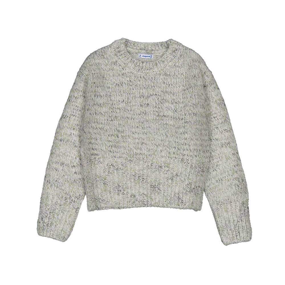 NEW MAYORAL kid's crew neck long sleeve sweater in olive
